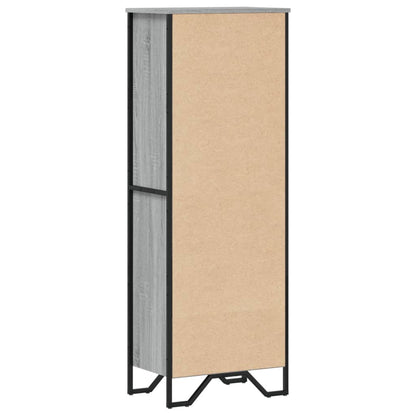 Bücherregal Grau Sonoma 50x31x137,5 cm Holzwerkstoff