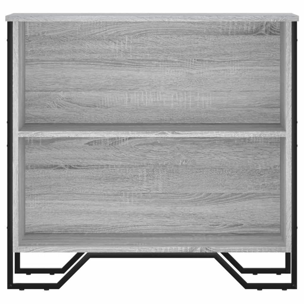 Bücherregal Grau Sonoma 80x31x74,5 cm Holzwerkstoff