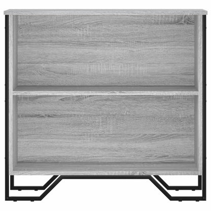 Bücherregal Grau Sonoma 80x31x74,5 cm Holzwerkstoff