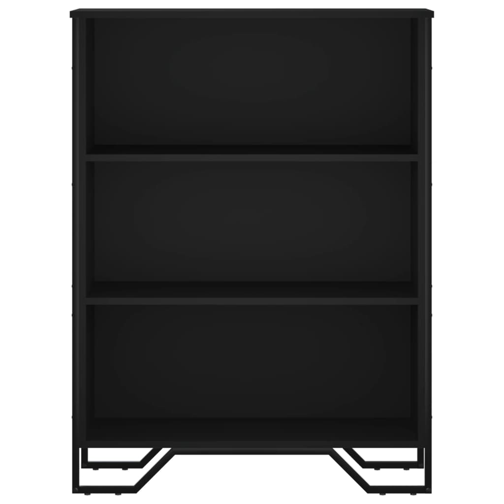 Bücherregal Schwarz 80x31x106 cm Holzwerkstoff