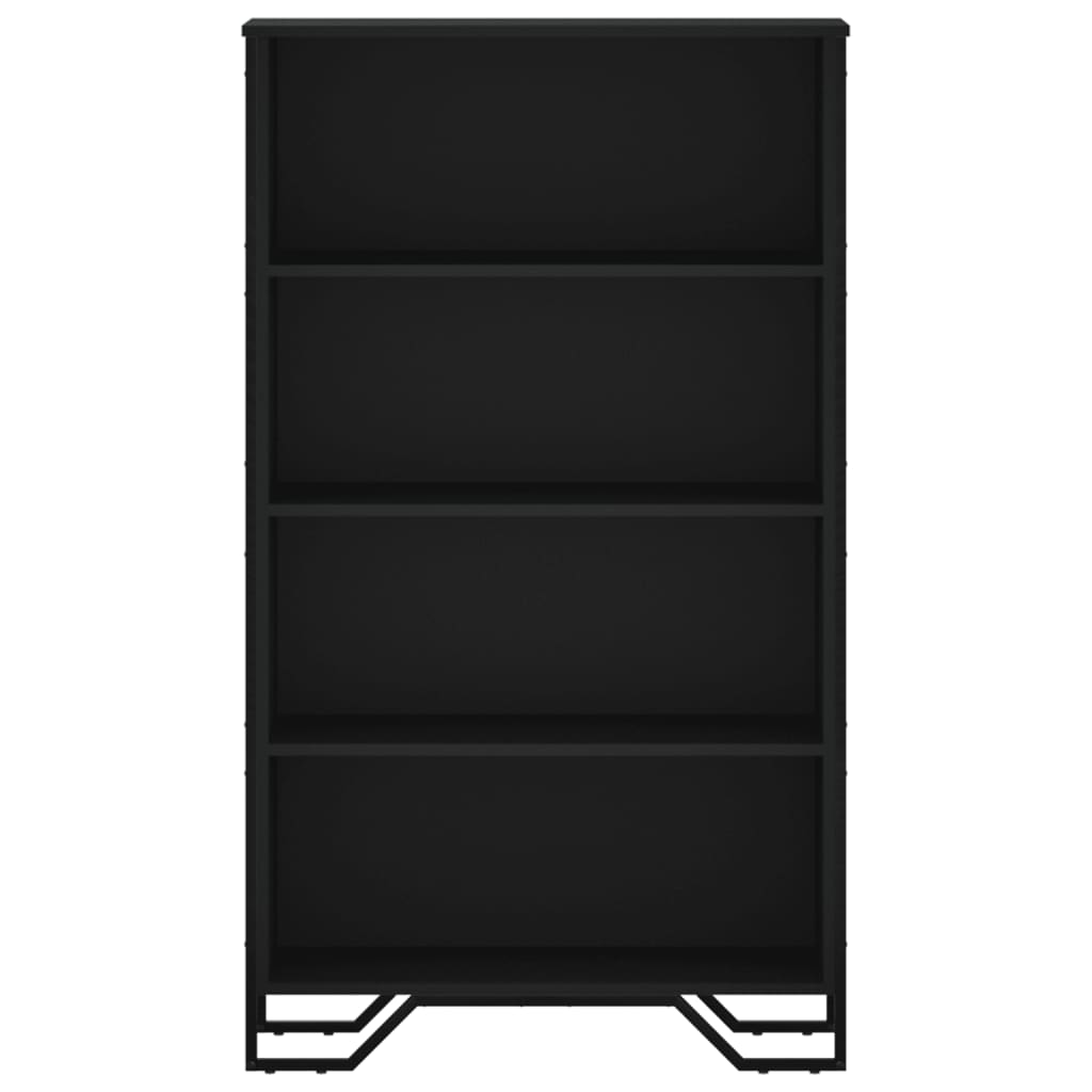 Bücherregal Schwarz 80x31x137,5 cm Holzwerkstoff