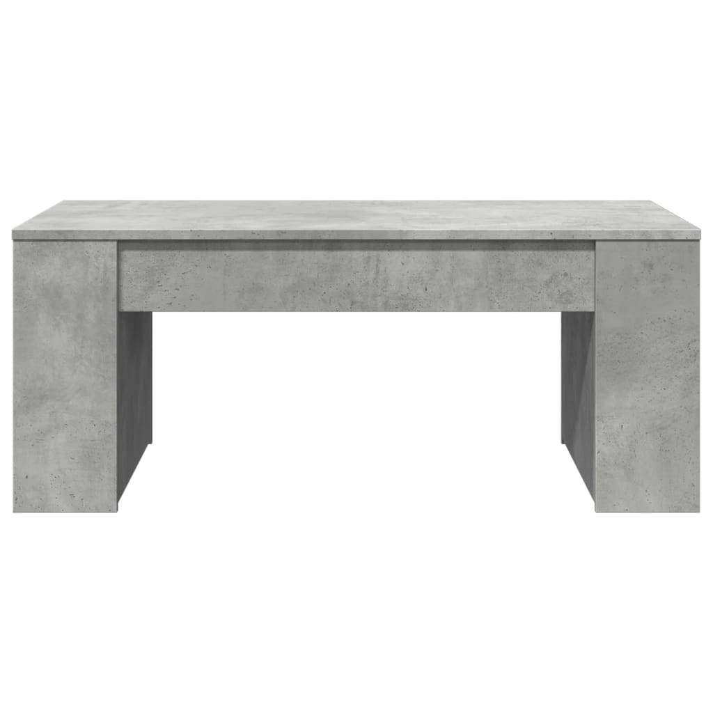 Couchtisch Betongrau 102x55x42 cm Holzwerkstoff