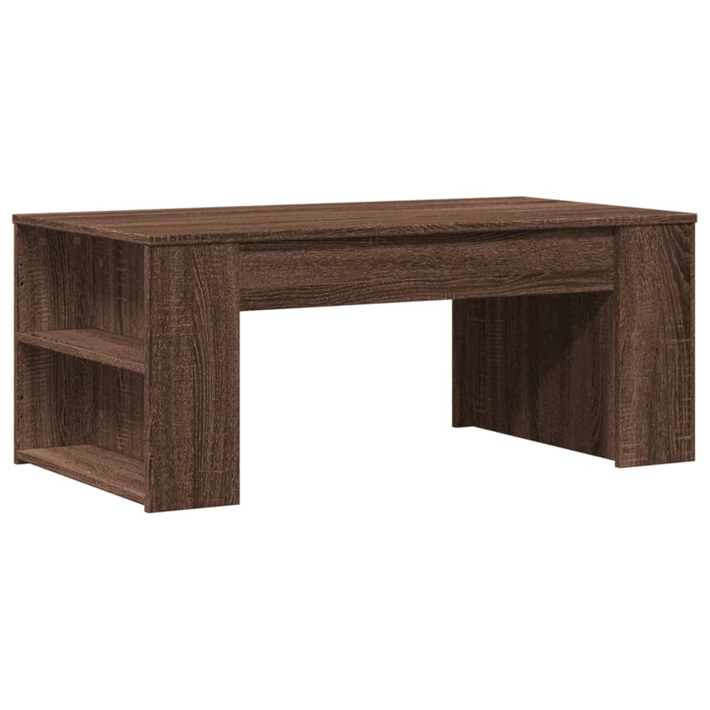 Couchtisch Braun Eichen-Optik 102x55x42 cm Holzwerkstoff