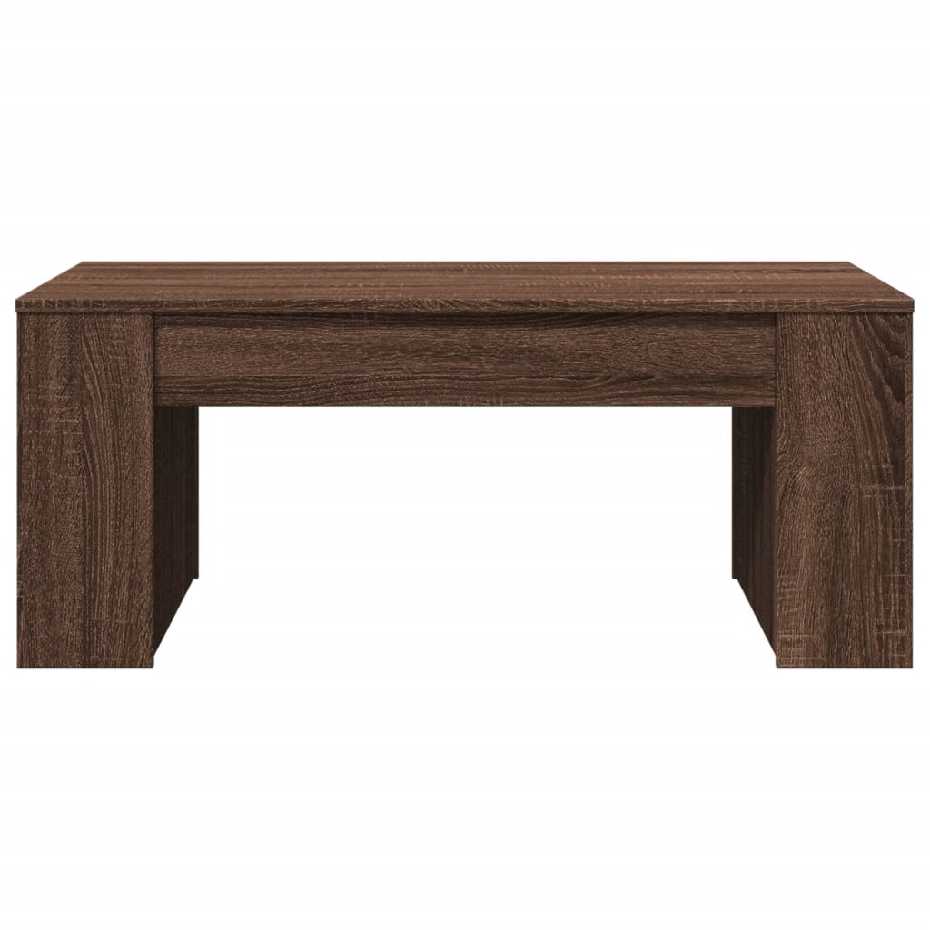 Couchtisch Braun Eichen-Optik 102x55x42 cm Holzwerkstoff