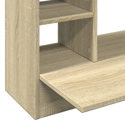 Wand-Schreibtisch Sonoma Eiche 105x48x75 cm Holzwerkstoff