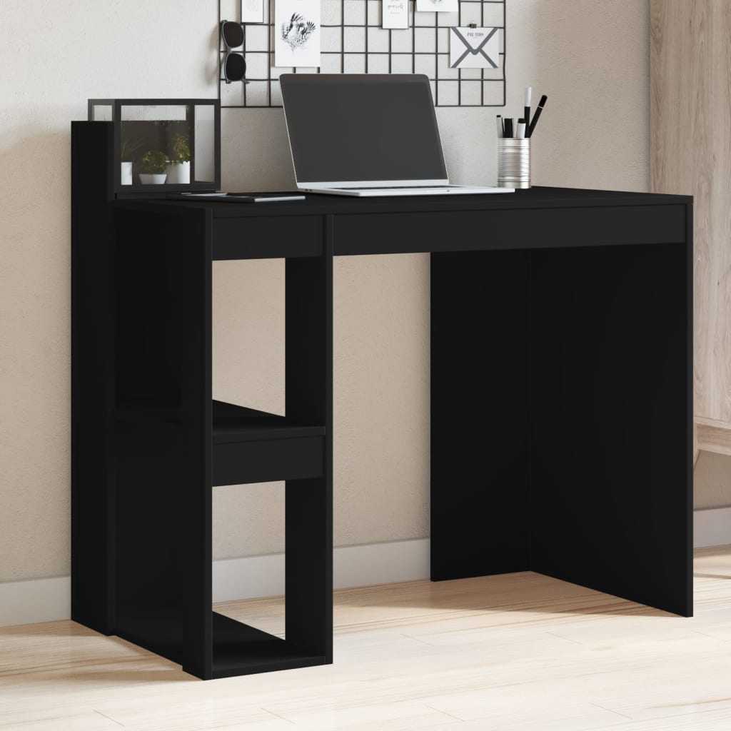 Schreibtisch Schwarz 103,5x56,5x94 cm Holzwerkstoff