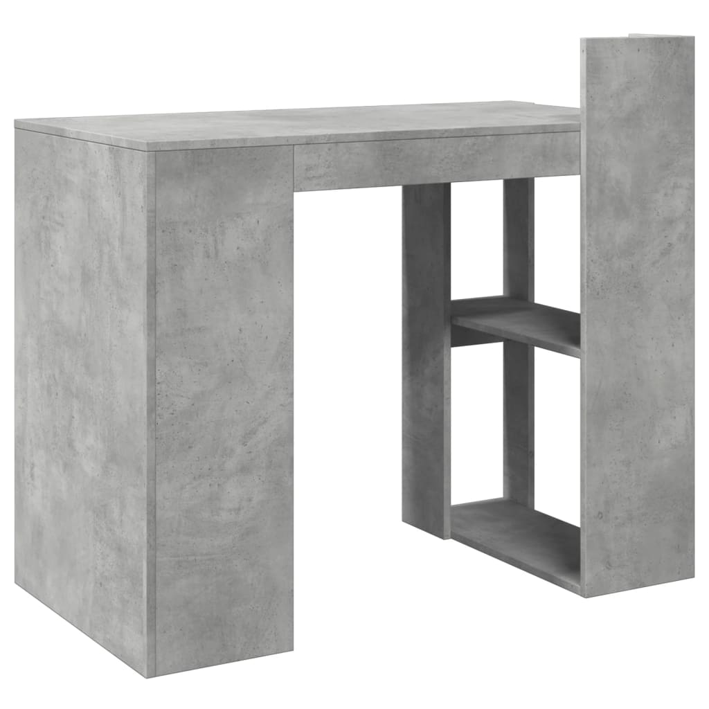 Schreibtisch Betongrau 103,5x56,5x94 cm Holzwerkstoff