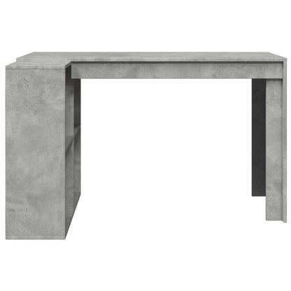 Schreibtisch Betongrau 123,5x73,5x75 cm Holzwerkstoff