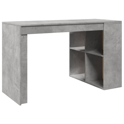 Schreibtisch Betongrau 123,5x73,5x75 cm Holzwerkstoff