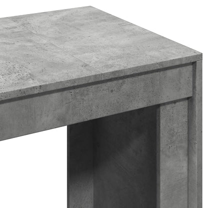 Schreibtisch Betongrau 123,5x73,5x75 cm Holzwerkstoff