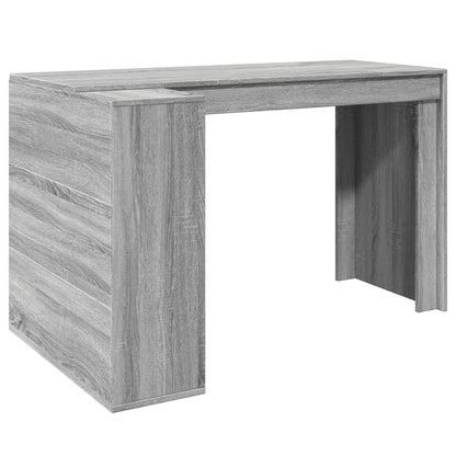 Schreibtisch Grau Sonoma 123,5x73,5x75 cm Holzwerkstoff