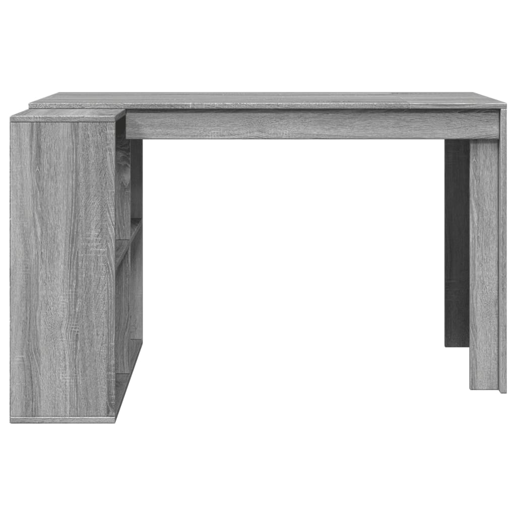 Schreibtisch Grau Sonoma 123,5x73,5x75 cm Holzwerkstoff