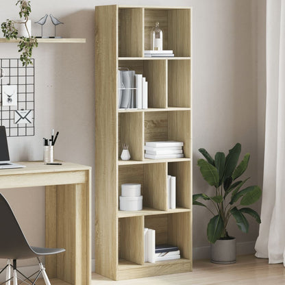 Bücherregal Sonoma-Eiche 57x28,5x174 cm Holzwerkstoff