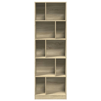 Bücherregal Sonoma-Eiche 57x28,5x174 cm Holzwerkstoff