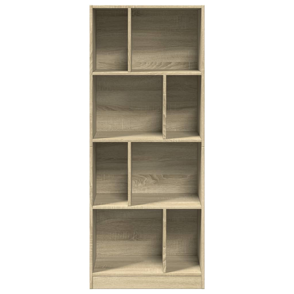 Bücherregal Sonoma-Eiche 57x28,5x141 cm Holzwerkstoff