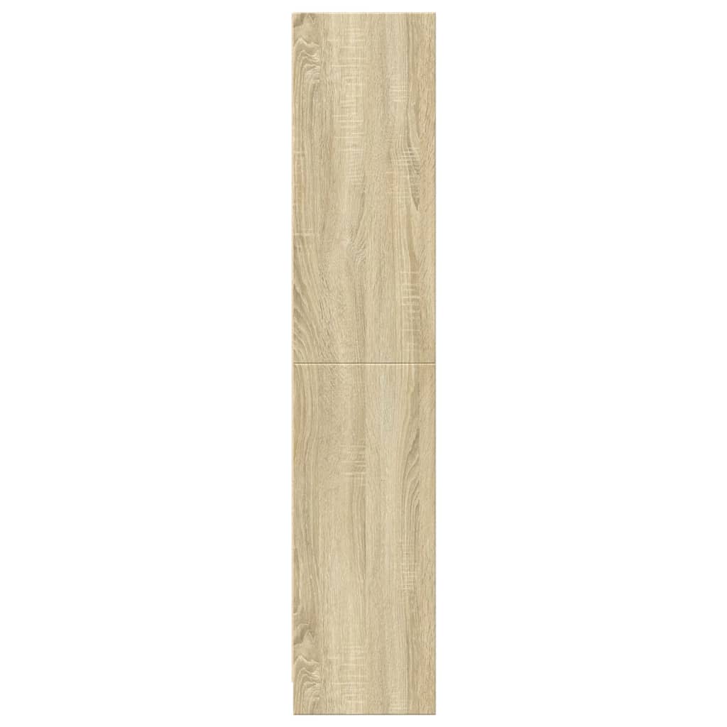 Bücherregal Sonoma-Eiche 57x28,5x141 cm Holzwerkstoff