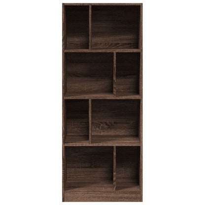 Bücherregal Braun Eichen-Optik 57x28,5x141 cm Holzwerkstoff