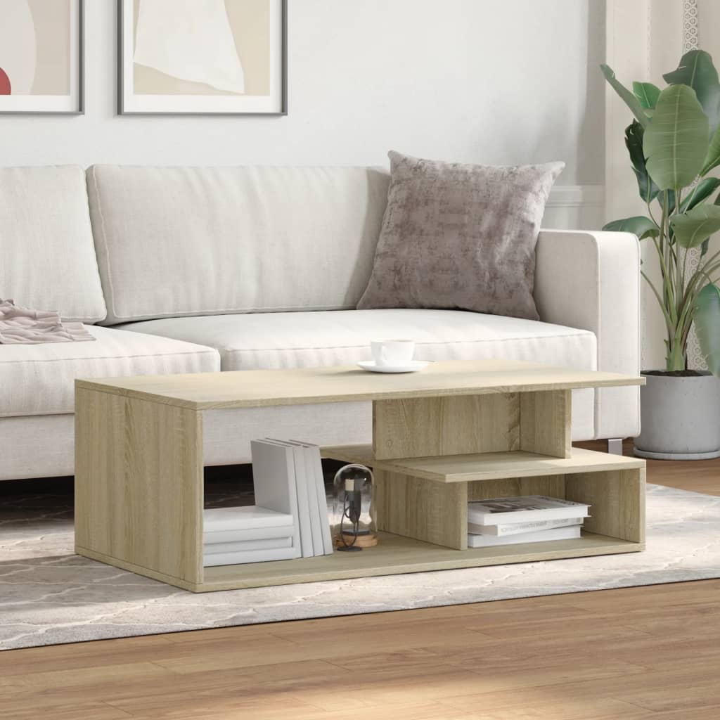 Couchtisch Sonoma-Eiche 102x55x35 cm Holzwerkstoff