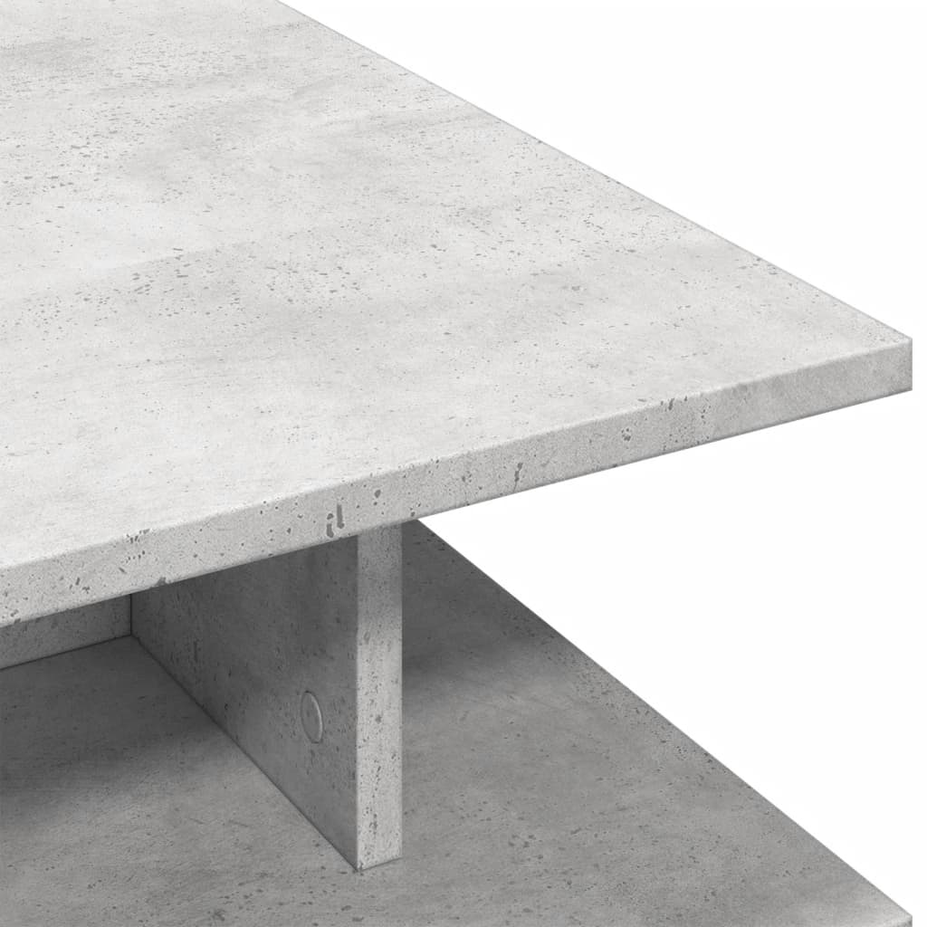 Couchtisch Betongrau 102x55x35 cm Holzwerkstoff