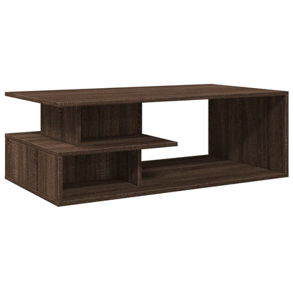 Couchtisch Braun Eichen-Optik 102x55x35 cm Holzwerkstoff