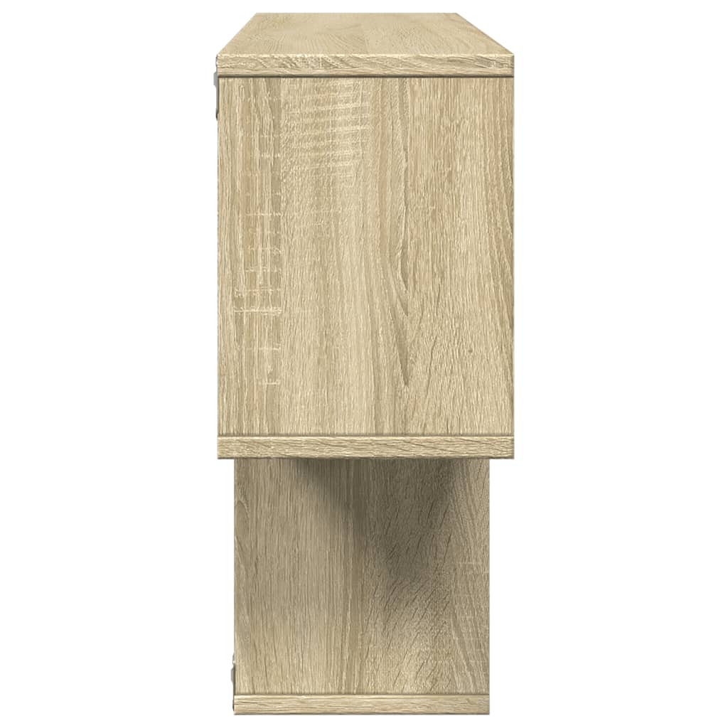 Wandregal Sonoma-Eiche 100x20x53 cm Holzwerkstoff