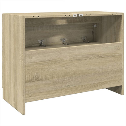 Waschbeckenunterschrank Sonoma-Eiche 78x37x59 cm Holzwerkstoff