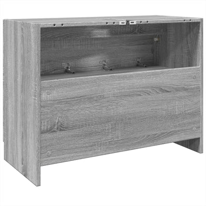 Waschbeckenunterschrank Grau Sonoma 78x37x59 cm Holzwerkstoff