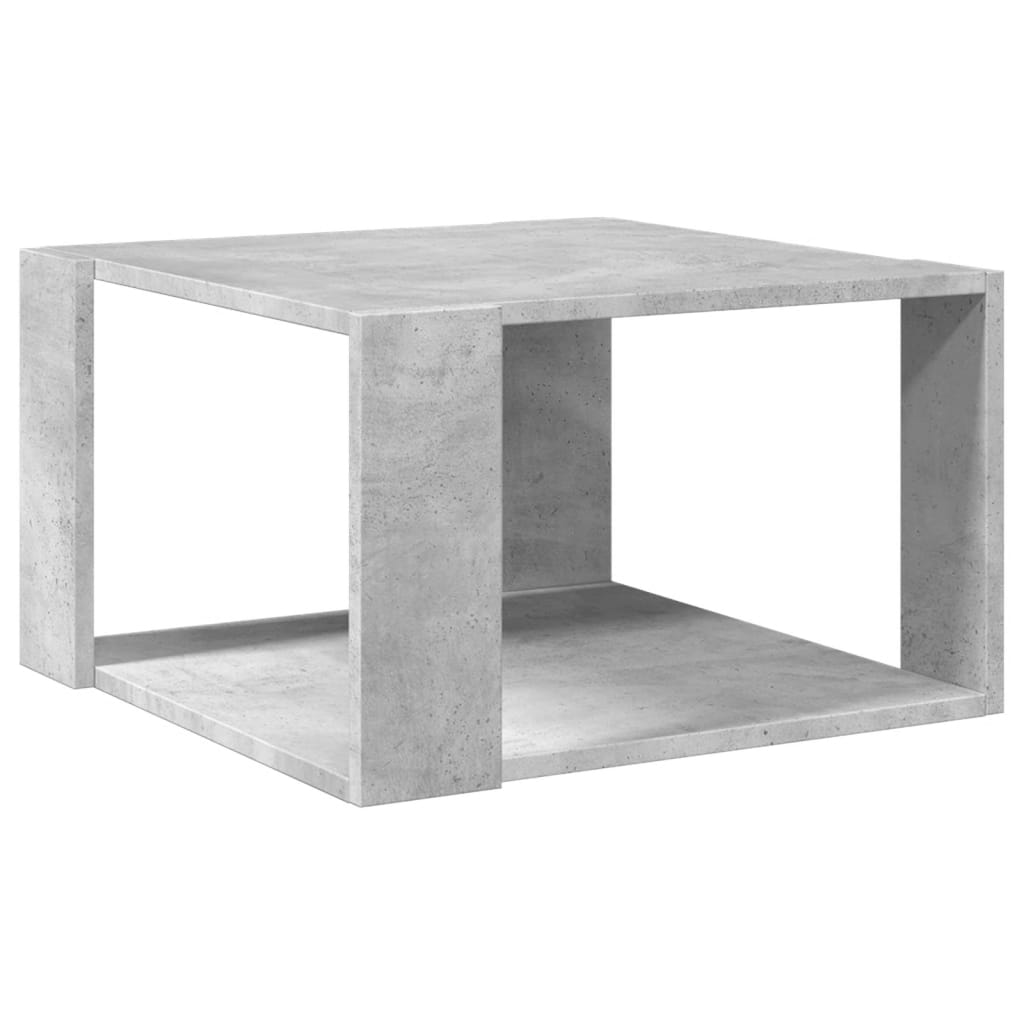 Couchtisch Betongrau 51,5x51,5x30 cm Holzwerkstoff