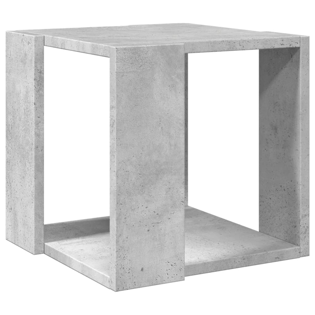 Couchtisch Betongrau 32x32x30 cm Holzwerkstoff