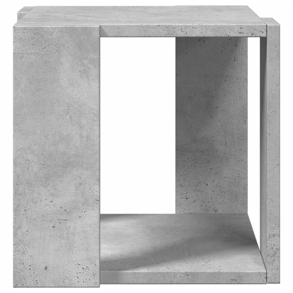 Couchtisch Betongrau 32x32x30 cm Holzwerkstoff