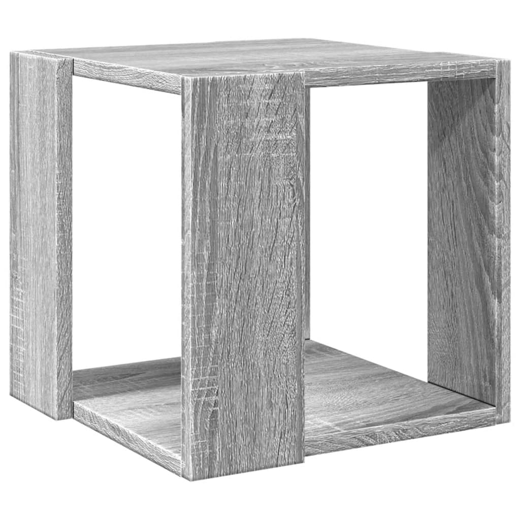 Couchtisch Grau Sonoma-Eiche 32x32x30 cm Holzwerkstoff