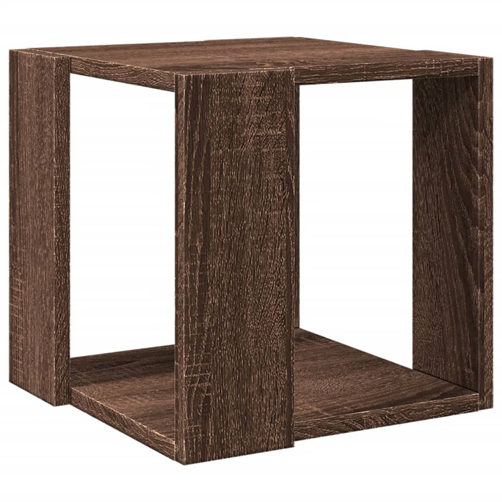 Couchtisch Braun Eichen-Optik 32x32x30 cm Holzwerkstoff