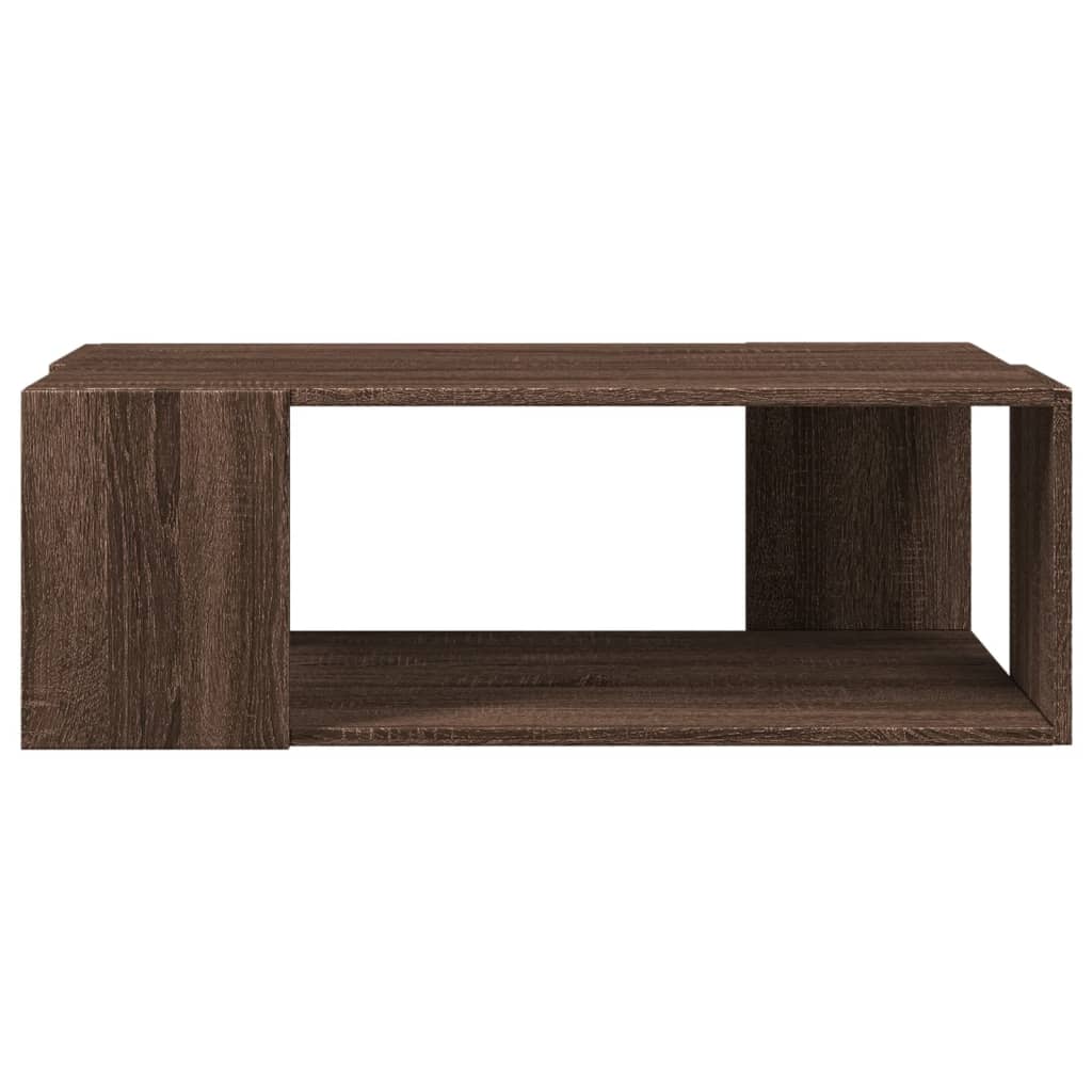 Couchtisch Braun Eichen-Optik 89,5x48x30 cm Holzwerkstoff