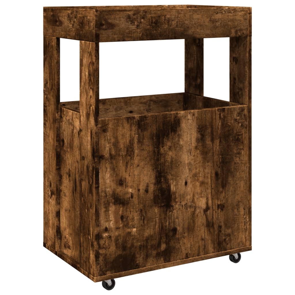 Barwagen Räuchereiche 60x39,5x89 cm Holzwerkstoff