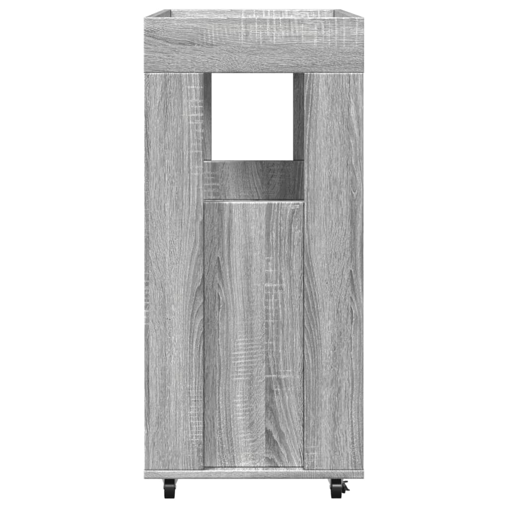 Barwagen Grau Sonoma 60x39,5x89 cm Holzwerkstoff