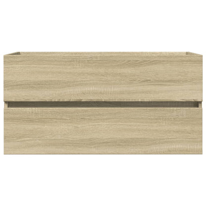 Waschbeckenunterschrank Sonoma-Eiche 90x38,5x45cm Holzwerkstoff