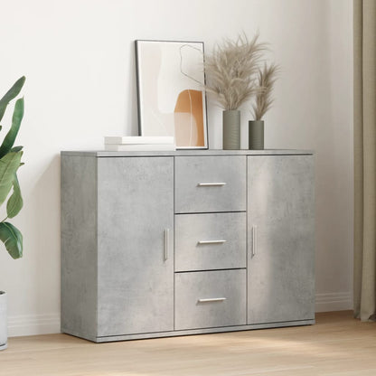 Sideboard Betongrau 90,5x29,5x65 cm Holzwerkstoff