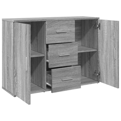 Sideboard Grau Sonoma 90,5x29,5x65 cm Holzwerkstoff