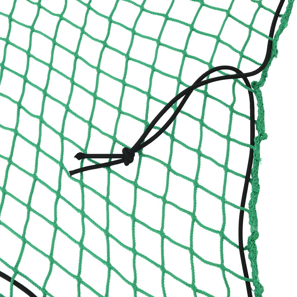 Anhängernetz mit Gummiseil Grün 2,1x1,25 m PP