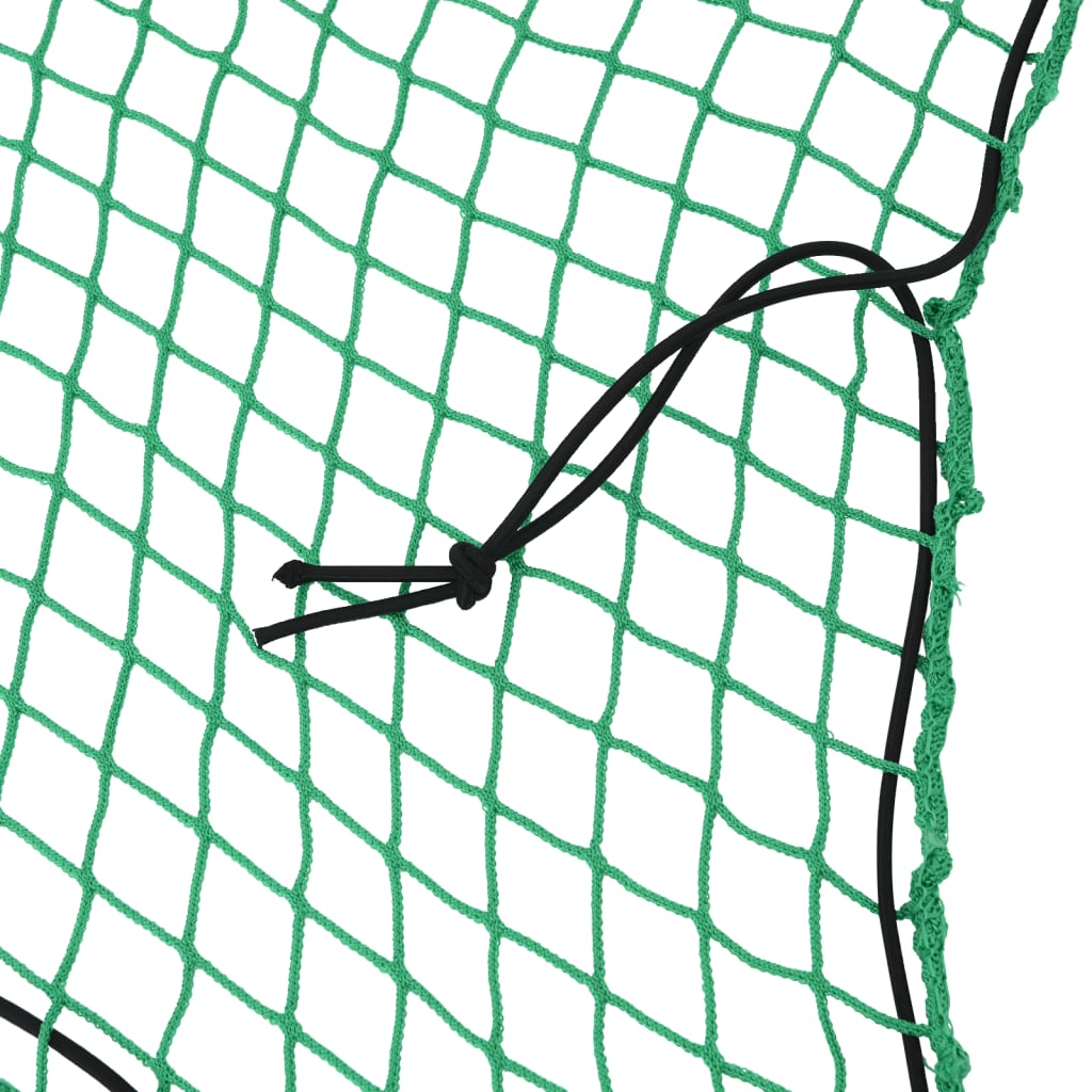 Anhängernetz mit Gummiseil Grün 3x2 m PP