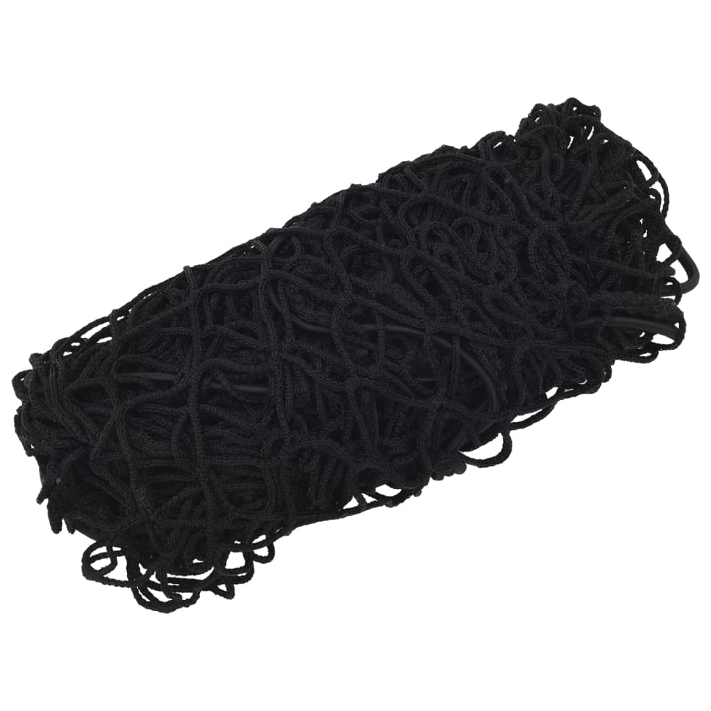 Anhängernetz mit Gummiseil Schwarz 2,7x1,5 m PP