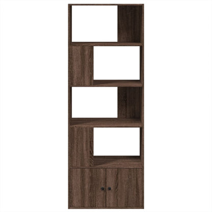 Bücherregal Braun Eichen-Optik 70x36x189 cm Holzwerkstoff