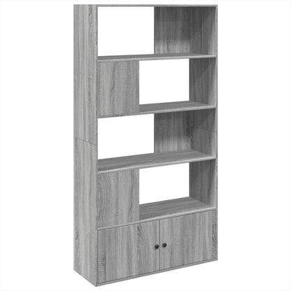 Bücherregal Grau Sonoma 100x36x189 cm Holzwerkstoff