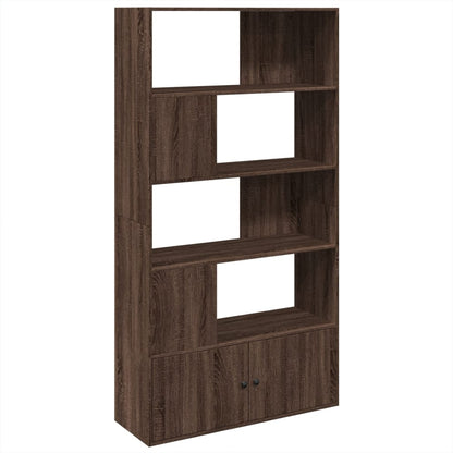 Bücherregal Braun Eichen-Optik 100x36x189 cm Holzwerkstoff