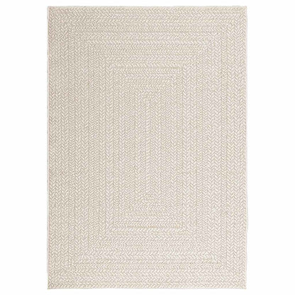 Teppich ZIZUR Creme 120x170 cm Jute-Optik Indoor und Outdoor