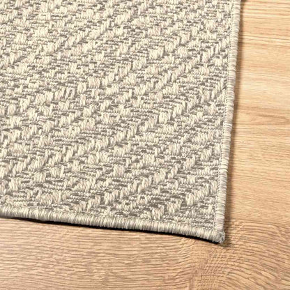 Teppich ZIZUR Creme 140x200 cm Jute-Optik Indoor und Outdoor