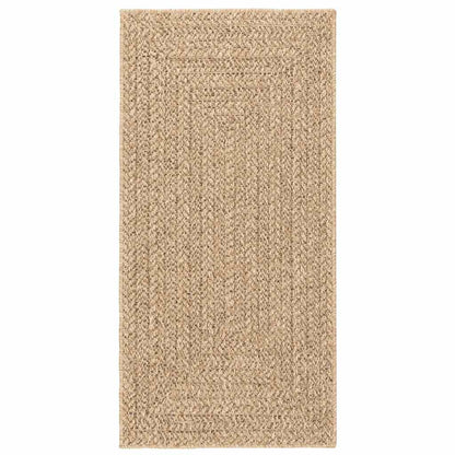Tappeto ZIZUR Beige 60x110 cm Effetto Juta per Interni ed Esterni