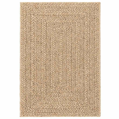Teppich ZIZUR Beige 120x170 cm Jute-Optik Indoor und Outdoor