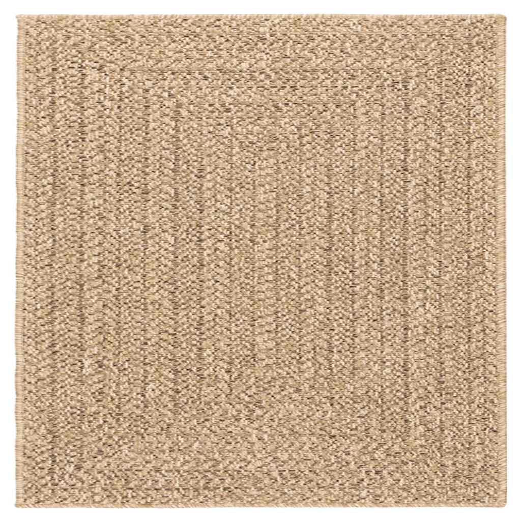 Teppich ZIZUR Beige 200x290 cm Jute-Optik Indoor und Outdoor