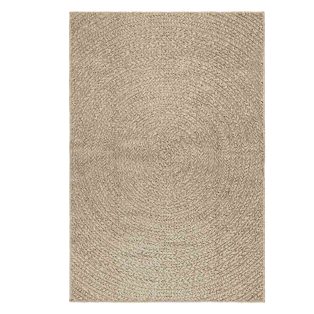 Tappeto ZIZUR Beige 120x170 cm Effetto Juta per Interni ed Esterni